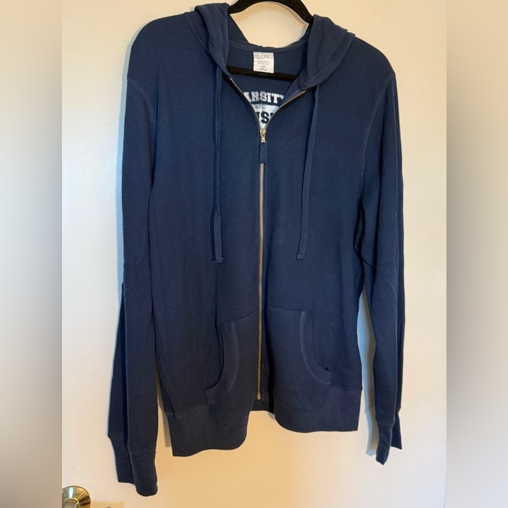 NWOT Old Navy Zip Up Hoodie with Pockets in Navy Size XXL